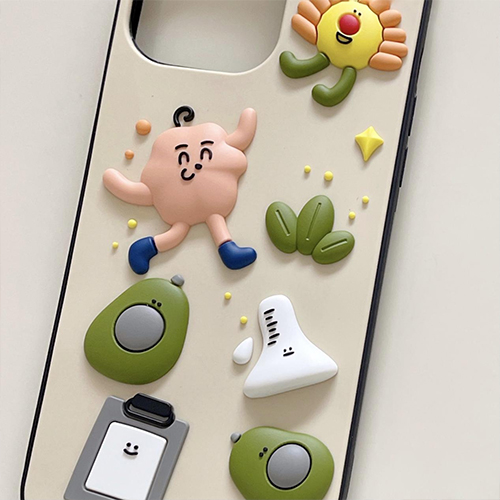 Currus tres dimensiva Mobile Phone Casus